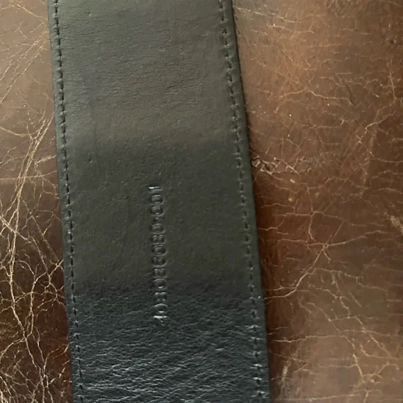 Ralph Lauren Brass Stag Head Alligator Belt - Picture 10 of 12